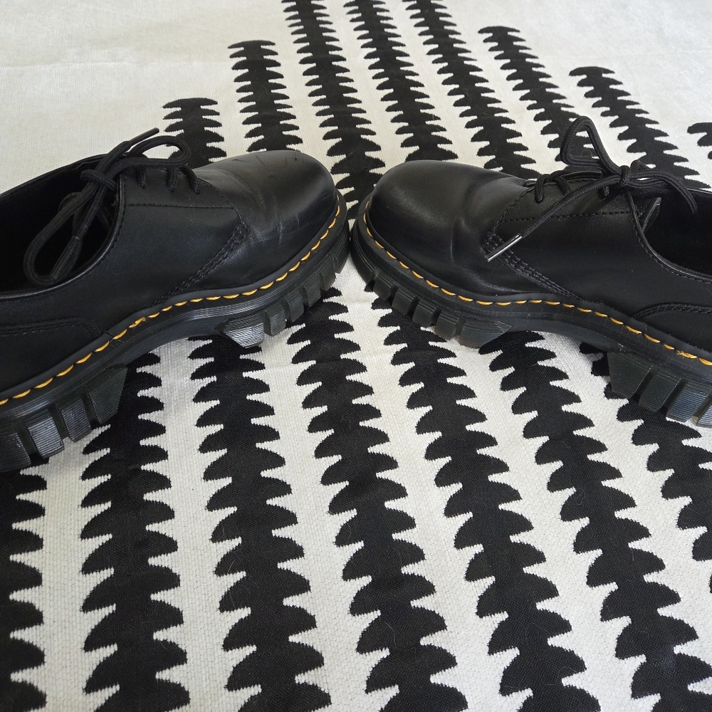 Dr.Marten Oxford Audick Platform In Nappa Leather - Picture 4 of 10